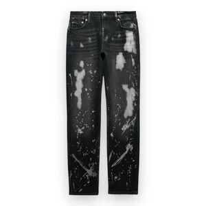 Zara Bleached Jeans Distressed Denim Gray Slim Fit Mid Rise US 0 BNWT
